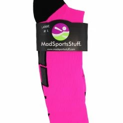 Best deal ๐ฏ MadSportsStuff Neon Pink And Black Player ID Custom Number Crew ๐งฆ Socks For ๐ Basketball Lacrosse Volleyball Boys And ๐ง Girls ๐คฉ 107 MadSportsStuff Neon Pink And Black Player ID Custom Number Crew Socks For Basketball Lacrosse Volleyball Boys And Girls