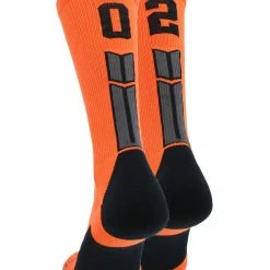 Flash Sale β MadSportsStuff Orange And Black Player ID Custom Number Crew 𧦠Socks For π Basketball Lacrosse Volleyball Boys And π§ Girls β 180 MadSportsStuff Orange And Black Player ID Custom Number Crew Socks For Basketball Lacrosse Volleyball Boys And Girls