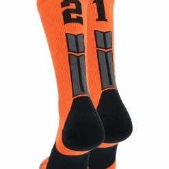 Flash Sale β MadSportsStuff Orange And Black Player ID Custom Number Crew 𧦠Socks For π Basketball Lacrosse Volleyball Boys And π§ Girls β 161 MadSportsStuff Orange And Black Player ID Custom Number Crew Socks For Basketball Lacrosse Volleyball Boys And Girls
