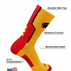 TCK Baltimore Socks Crew Length Bmore Strong Socks