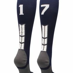 Best Sale ๐คฉ MadSportsStuff Navy Player ID Custom Number Over The Calf ๐งฆ Socks For ๐ฅ Softball โพ Baseball Football Boys And ๐ง Girls โจ 171 MadSportsStuff Navy Player ID Custom Number Over The Calf Socks For Softball Baseball Football Boys And Girls