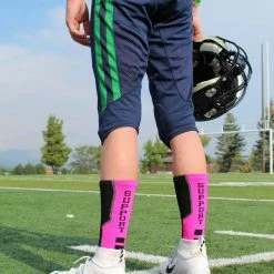 Buy 🤩 MadSportsStuff Pink Ribbon Breast Cancer Awareness Support Athletic Crew 🧦 Socks ⚾ Baseball 🧦 Socks ✔️ 14 MadSportsStuff Pink Ribbon Breast Cancer Awareness Support Athletic Crew Socks Baseball Socks