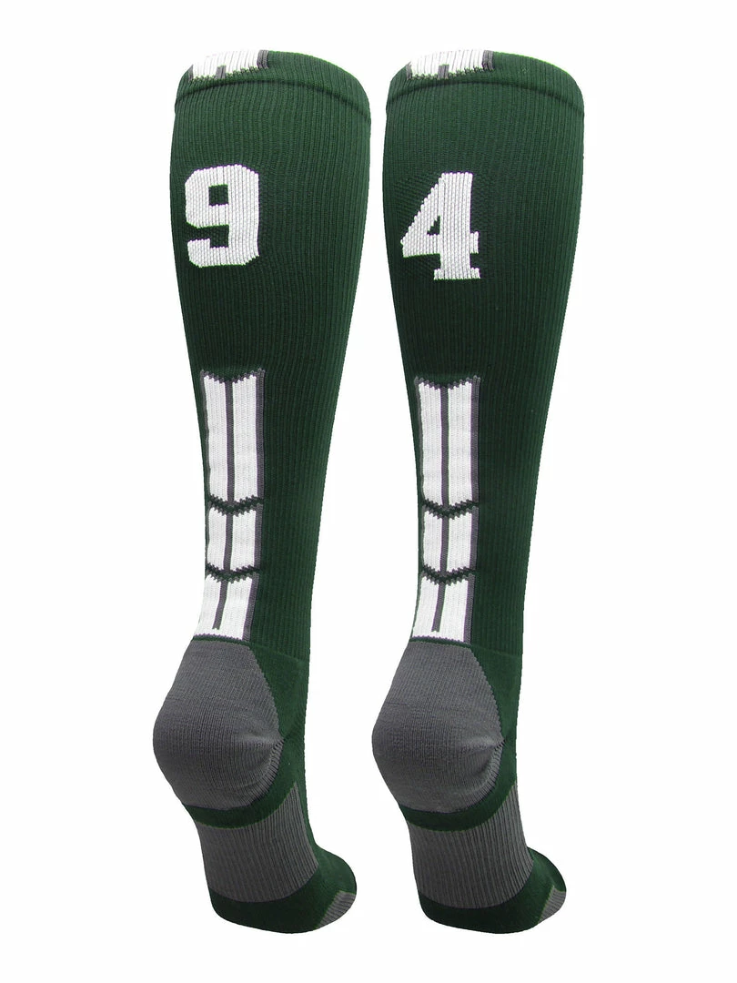 Best reviews of 🤩 MadSportsStuff Dark Green Player ID Custom Number Over The Calf 🧦 Socks For 🥎 Softball ⚾ Baseball Football Boys And 👧 Girls 🥎 Softball 🧦 Socks 🧨 36 MadSportsStuff Dark Green Player ID Custom Number Over The Calf Socks For Softball Baseball Football Boys And Girls Softball Socks