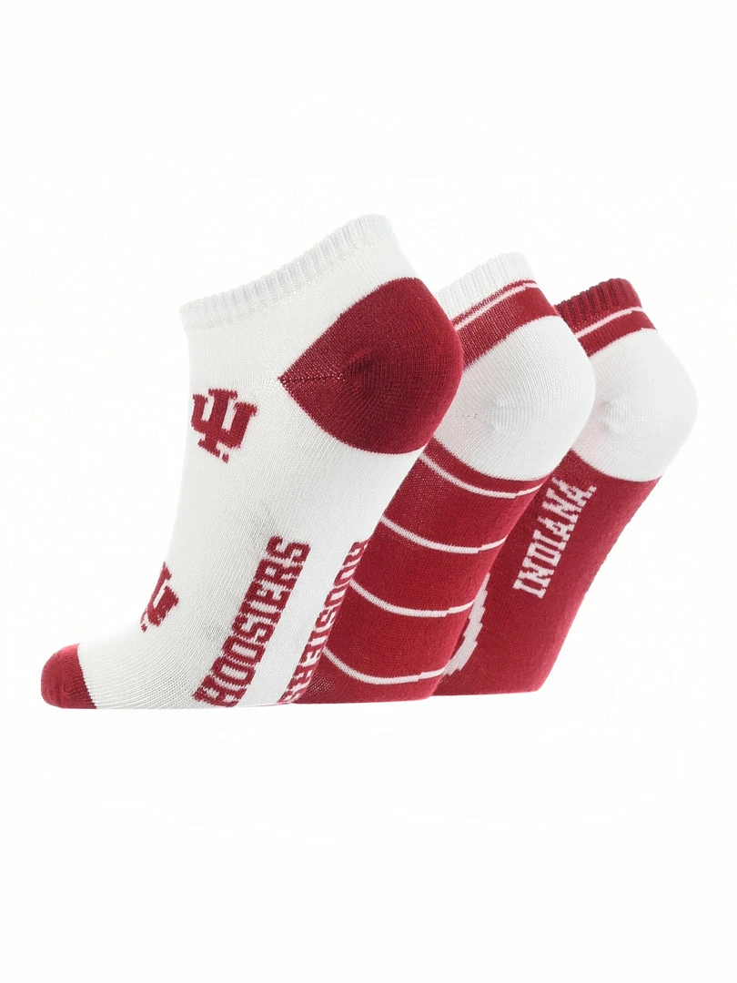 Cheap ๐คฉ TCK All Schools Indiana Hoosiers No Show ๐งฆ Socks Full Field 3 Pack ๐ 2 TCK All Schools Indiana Hoosiers No Show Socks Full Field 3 Pack