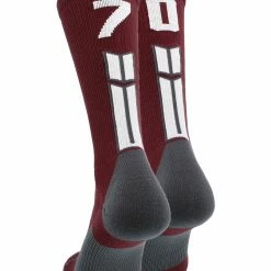 Cheap ๐ MadSportsStuff Maroon Player ID Custom Number Crew ๐งฆ Socks For ๐ Basketball Lacrosse Volleyball Boys And ๐ง Girls Volleyball ๐งฆ Socks ๐ฅ 113 MadSportsStuff Maroon Player ID Custom Number Crew Socks For Basketball Lacrosse Volleyball Boys And Girls Volleyball Socks