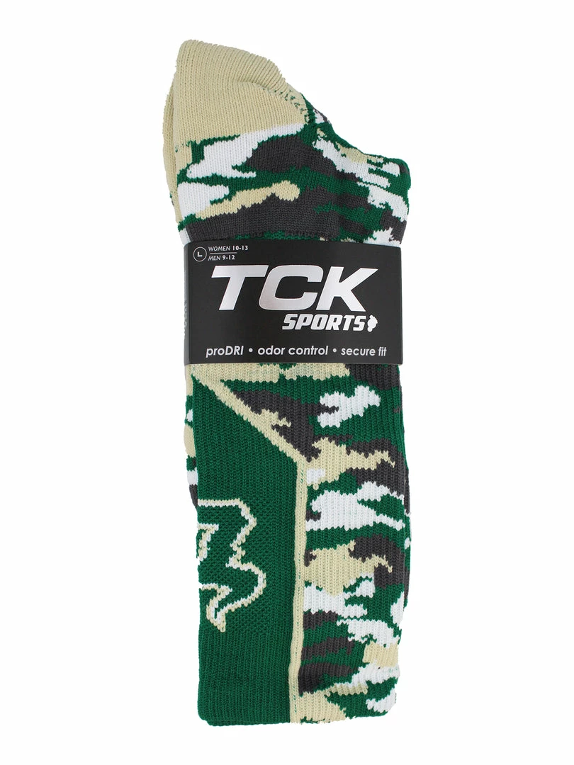 Buy ๐ฅฐ TCK Sports University Of South Florida Bulls ๐งฆ Socks Woodland Camo Crew All Schools ๐ 4 TCK Sports University Of South Florida Bulls Socks Woodland Camo Crew All Schools