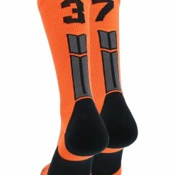 Flash Sale β MadSportsStuff Orange And Black Player ID Custom Number Crew 𧦠Socks For π Basketball Lacrosse Volleyball Boys And π§ Girls β 197 MadSportsStuff Orange And Black Player ID Custom Number Crew Socks For Basketball Lacrosse Volleyball Boys And Girls
