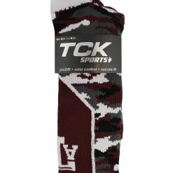 TCK All Schools Texas A&M Aggies Socks Woodland Camo Crew