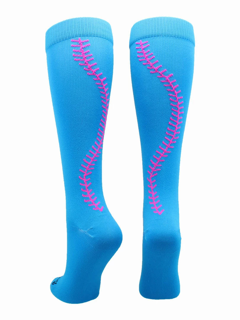 Buy ๐ MadSportsStuff ๐ฅ Softball ๐งฆ Socks With Stitches - For ๐ง Girls Or ๐ฉ Women - Knee High Length ๐ฅฐ 9 MadSportsStuff Softball Socks With Stitches - For Girls Or Women - Knee High Length
