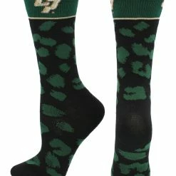 TCK All Schools Cal Poly Mustangs Socks Womens Savage Crew Socks