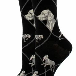 WHD Weimaraner Socks For Women Gift For Dog Lovers Crazy Socks - Crew