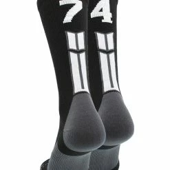 Buy โญ MadSportsStuff Black Player ID Custom Number Crew ๐งฆ Socks For ๐ Basketball Lacrosse Volleyball Boys And ๐ง Girls ๐ 134 MadSportsStuff Black Player ID Custom Number Crew Socks For Basketball Lacrosse Volleyball Boys And Girls
