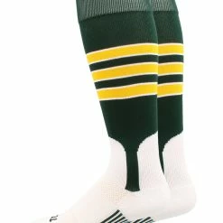 New ๐ MadSportsStuff โพ Baseball Stirrup ๐งฆ Socks 3 Stripe With Featheredge ๐ 31 MadSportsStuff Baseball Stirrup Socks 3 Stripe With Featheredge