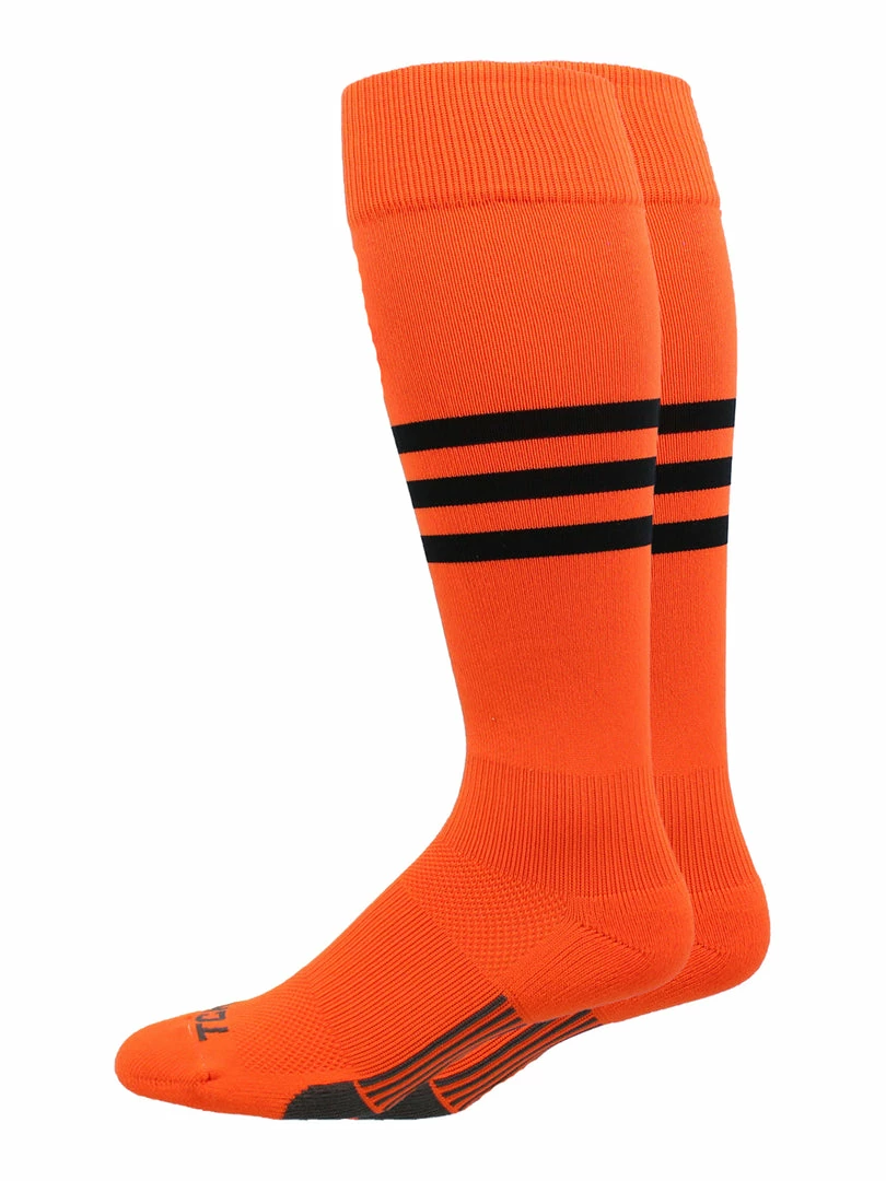 Cheapest ๐ MadSportsStuff Dugout 3 Stripe โพ Baseball ๐งฆ Socks Over The Calf Length Pattern B โญ 12 MadSportsStuff Dugout 3 Stripe Baseball Socks Over The Calf Length Pattern B