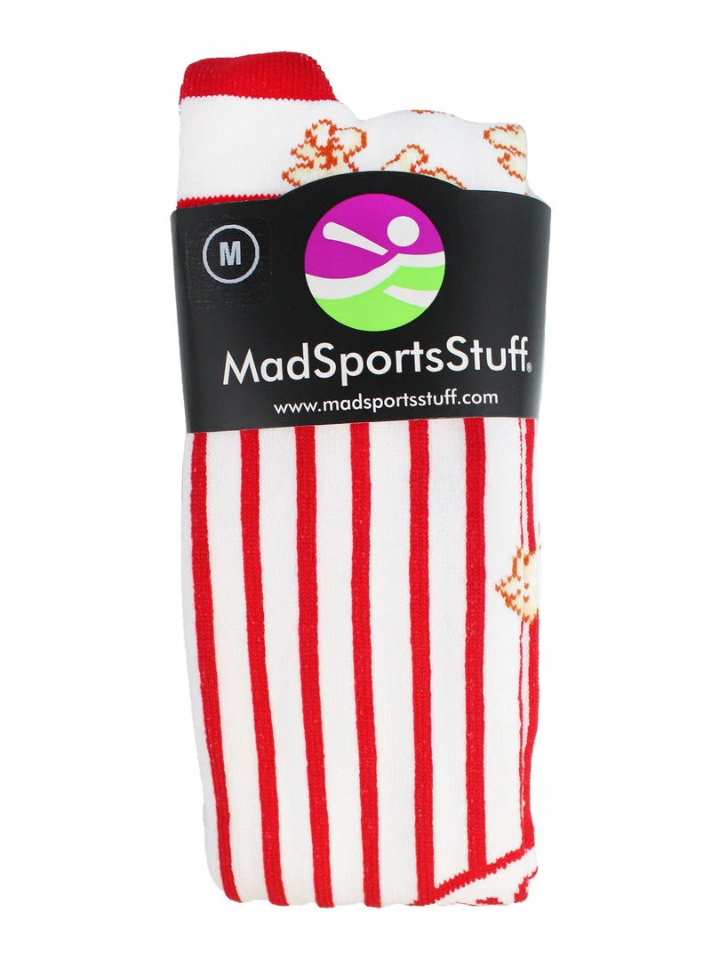 Hot Sale โจ MadSportsStuff Popcorn ๐งฆ Socks Over The Calf Length ๐ฅ 2 MadSportsStuff Popcorn Socks Over The Calf Length