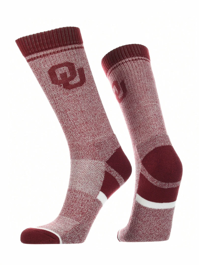 Brand new 🥰 TCK All Schools OU Oklahoma Sooners 🧦 Socks Victory Parade Crew Length ❤️ 2 TCK All Schools OU Oklahoma Sooners Socks Victory Parade Crew Length