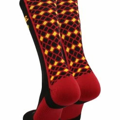 TCK Iowa State Cyclones Socks Diamond Crew