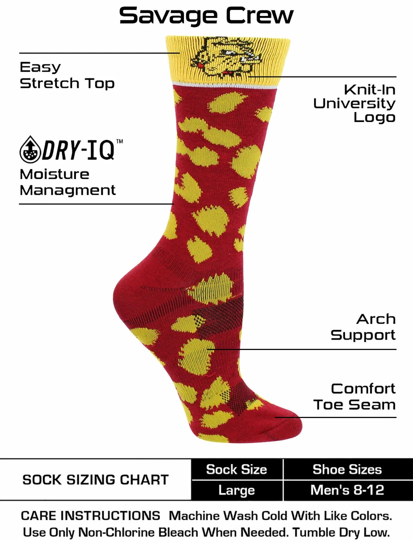 Cheap ๐ TCK Minnesota Duluth Bulldogs ๐งฆ Socks ๐ฉ Womens Savage Crew ๐งฆ Socks ๐ 3 TCK Minnesota Duluth Bulldogs Socks Womens Savage Crew Socks