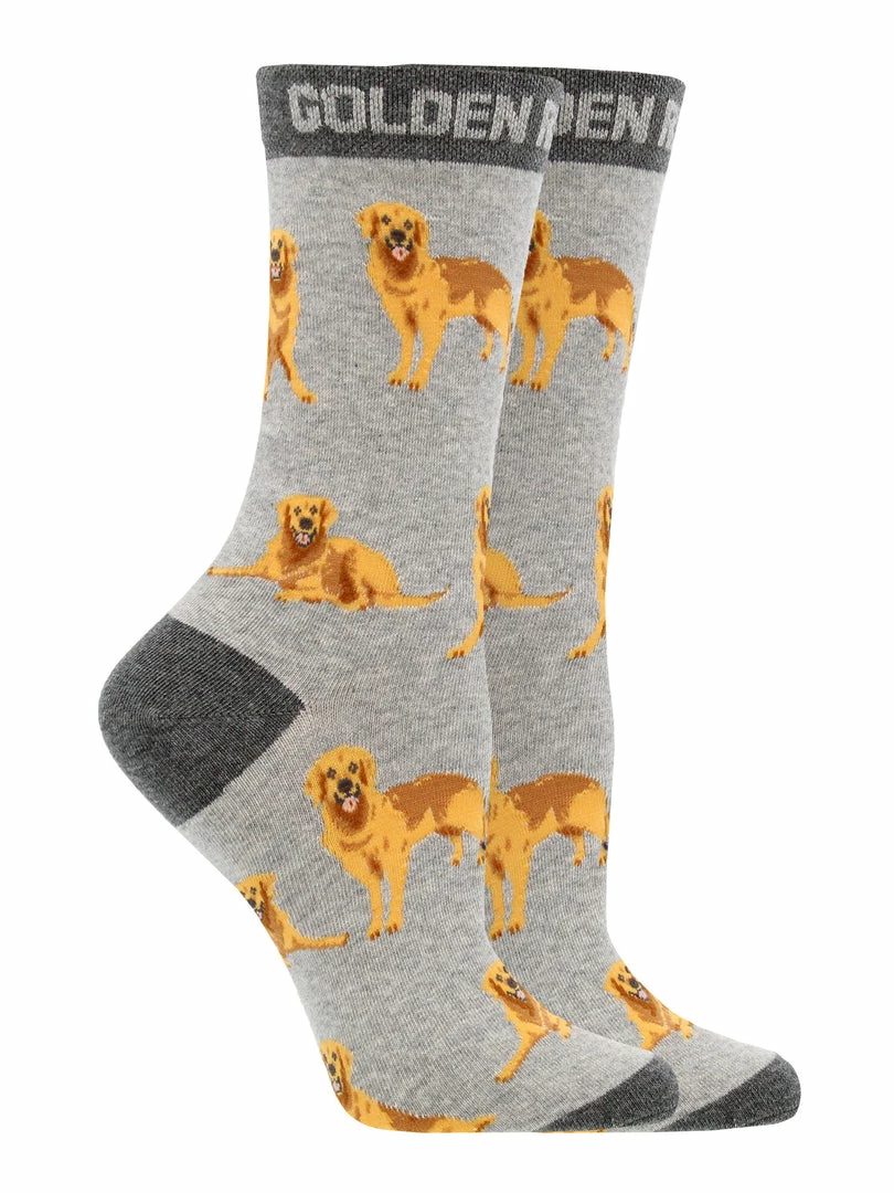 Buy โ๏ธ WHD Crazy ๐งฆ Socks - Crew Golden Retriever ๐งฆ Socks For ๐ฉ Women Gift For ๐ถ Dog Lovers โค๏ธ 7 WHD Crazy Socks - Crew Golden Retriever Socks For Women Gift For Dog Lovers