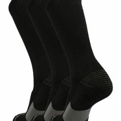 TCK Athletic Training Crew Socks - Basketball Football Volleyball 3 Pack- Made From Recycled Materials Basketball Socks