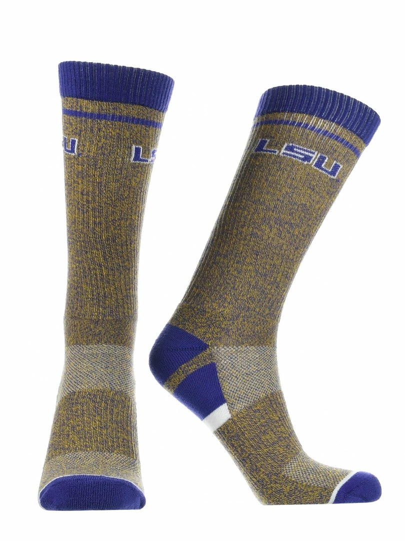 Hot Sale ๐ฅ TCK All Schools LSU Tigers ๐งฆ Socks Victory Parade Crew Length ๐ 1 TCK All Schools LSU Tigers Socks Victory Parade Crew Length
