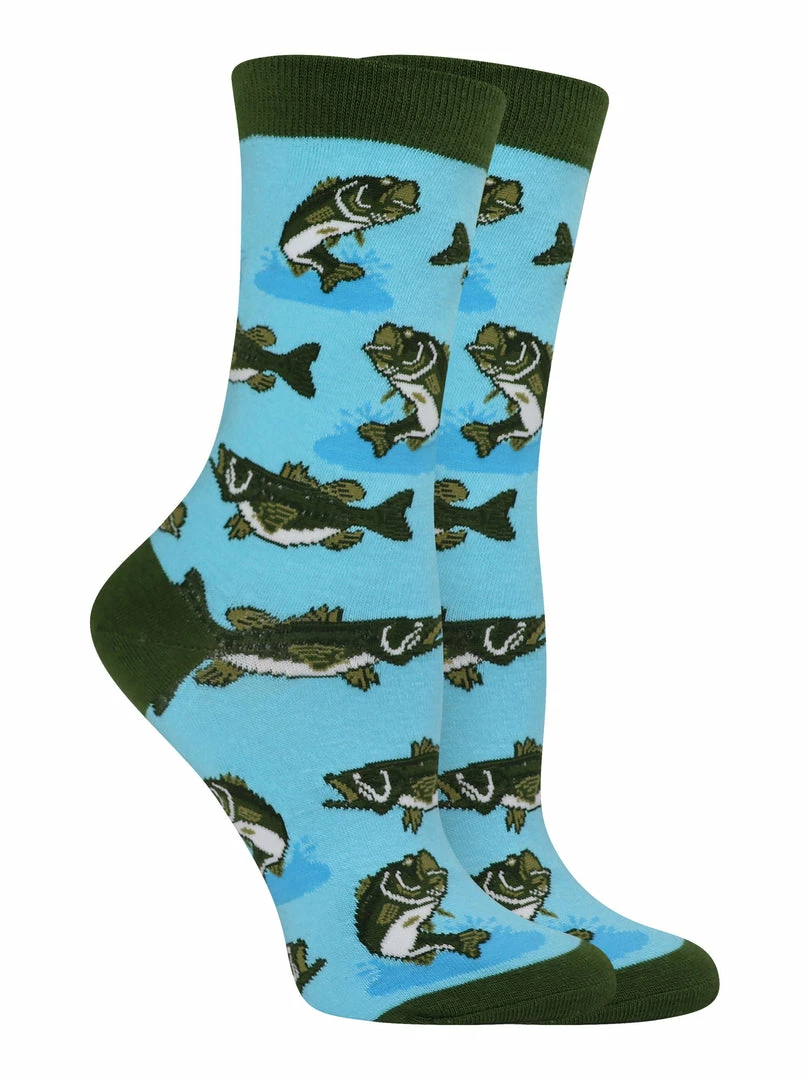 Deals ๐ฏ WHD Crazy ๐งฆ Socks - Crew Bass ๐งฆ Socks Gift For Bass Fishing Lovers ๐ 1 WHD Crazy Socks - Crew Bass Socks Gift For Bass Fishing Lovers