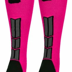 Discount ๐ฅ MadSportsStuff Neon Pink And Black Player ID Custom Number Over The Calf ๐งฆ Socks For ๐ฅ Softball โพ Baseball Football Boys And ๐ง Girls โพ Baseball ๐งฆ Socks ๐ 129 MadSportsStuff Neon Pink And Black Player ID Custom Number Over The Calf Socks For Softball Baseball Football Boys And Girls Baseball Socks
