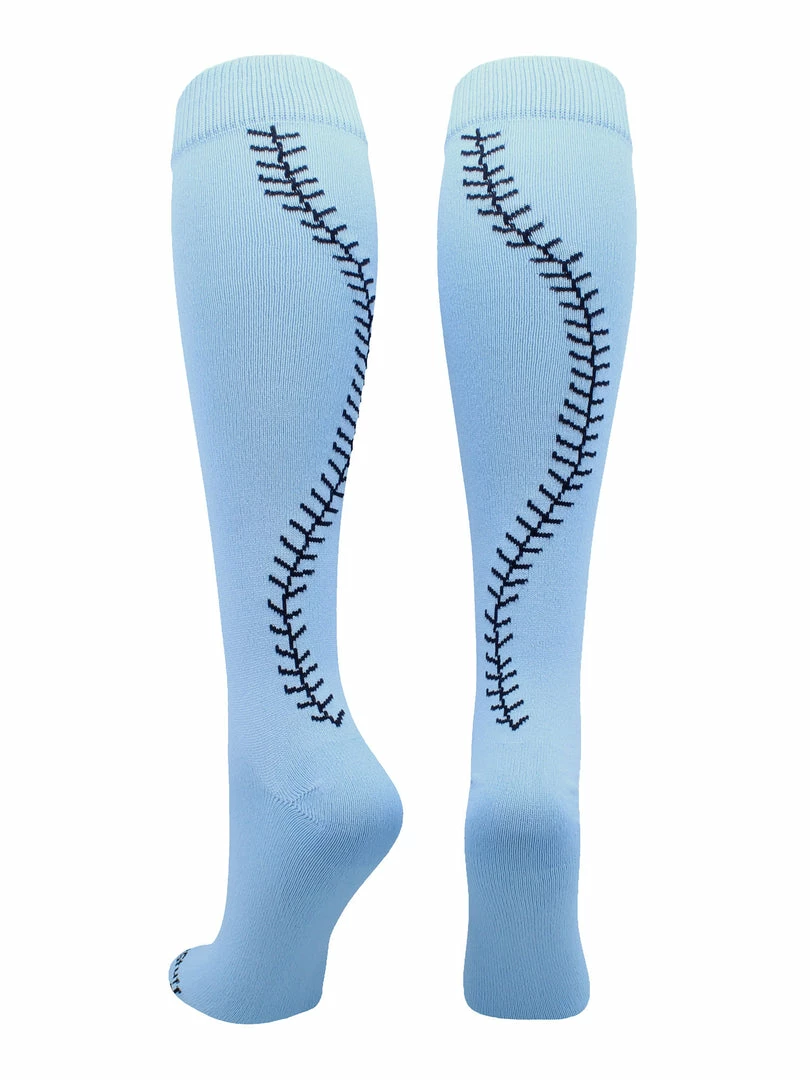 Buy ๐ MadSportsStuff ๐ฅ Softball ๐งฆ Socks With Stitches - For ๐ง Girls Or ๐ฉ Women - Knee High Length ๐ฅฐ 18 MadSportsStuff Softball Socks With Stitches - For Girls Or Women - Knee High Length