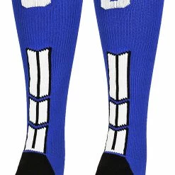 Brand new ๐ฅฐ MadSportsStuff Royal Player ID Custom Number Over The Calf ๐งฆ Socks For ๐ฅ Softball โพ Baseball Football Boys And ๐ง Girls ๐ 198 MadSportsStuff Royal Player ID Custom Number Over The Calf Socks For Softball Baseball Football Boys And Girls
