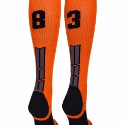 Deals โญ MadSportsStuff ๐ฅ Softball ๐งฆ Socks Orange And Black Player ID Custom Number Over The Calf ๐งฆ Socks For ๐ฅ Softball โพ Baseball Football Boys And ๐ง Girls ๐ 152 MadSportsStuff Softball Socks Orange And Black Player ID Custom Number Over The Calf Socks For Softball Baseball Football Boys And Girls