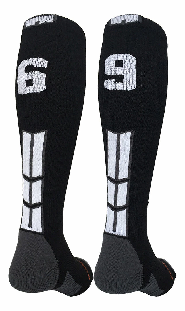 Outlet โ MadSportsStuff ๐ฅ Softball ๐งฆ Socks Black Player ID Custom Number Over The Calf ๐งฆ Socks For ๐ฅ Softball โพ Baseball Football Boys And ๐ง Girls ๐ 11 MadSportsStuff Softball Socks Black Player ID Custom Number Over The Calf Socks For Softball Baseball Football Boys And Girls