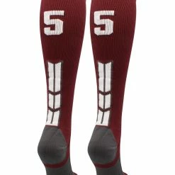 Best Sale ๐ MadSportsStuff Maroon Player ID Custom Number Over The Calf ๐งฆ Socks For ๐ฅ Softball โพ Baseball Football Boys And ๐ง Girls ๐ฅ Softball ๐งฆ Socks ๐ 128 MadSportsStuff Maroon Player ID Custom Number Over The Calf Socks For Softball Baseball Football Boys And Girls Softball Socks