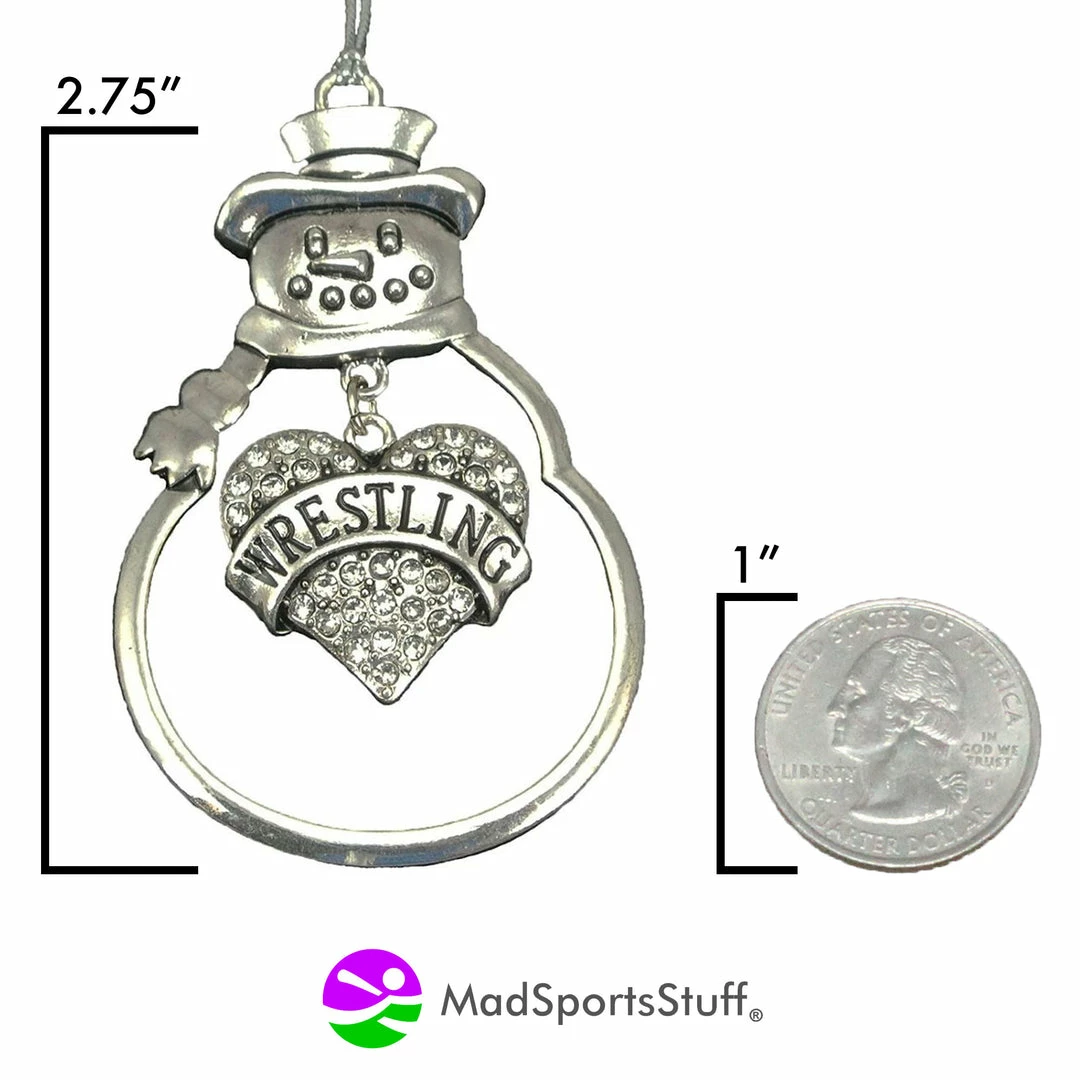 Discount ๐ฅ MadSportsStuff Wrestling ๐ Christmas Ornament For Wrestlers โจ 2 MadSportsStuff Wrestling Christmas Ornament For Wrestlers