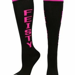 MadSportsStuff Personality Word Socks Over The Calf Length