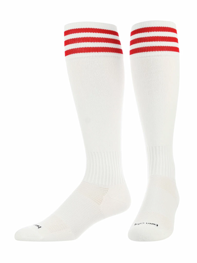 Top 10 ๐ TCK Soccer ๐งฆ Socks With Stripes- For Boys Or ๐ง Girls- Men Or ๐ฉ Women - Extra Cross-Stretch For Shin Guards ๐ 14 TCK Soccer Socks With Stripes- For Boys Or Girls- Men Or Women - Extra Cross-Stretch For Shin Guards