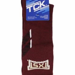 TCK Texas State Bobcats Socks Texas State University Bobcats Champion Crew Socks