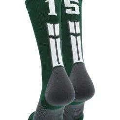 Buy โ๏ธ MadSportsStuff Dark Green Player ID Custom Number Crew ๐งฆ Socks For ๐ Basketball Lacrosse Volleyball Boys And ๐ง Girls ๐ 167 MadSportsStuff Dark Green Player ID Custom Number Crew Socks For Basketball Lacrosse Volleyball Boys And Girls