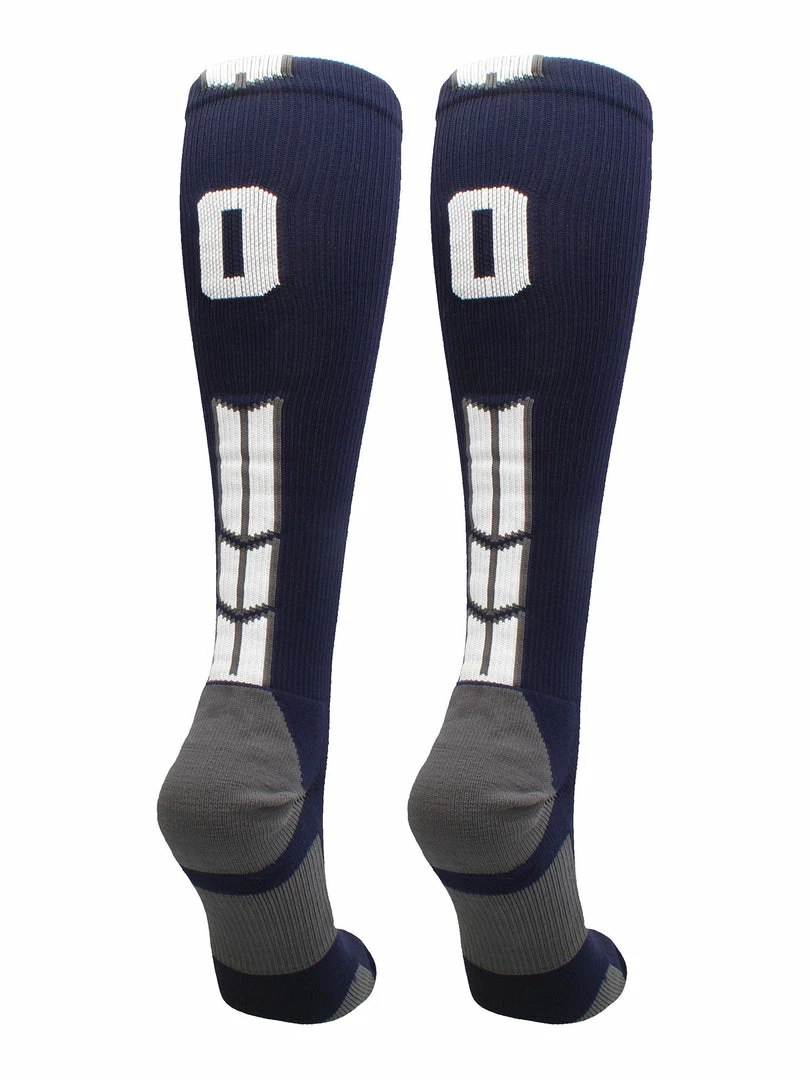 Best Sale ๐คฉ MadSportsStuff Navy Player ID Custom Number Over The Calf ๐งฆ Socks For ๐ฅ Softball โพ Baseball Football Boys And ๐ง Girls โจ 9 MadSportsStuff Navy Player ID Custom Number Over The Calf Socks For Softball Baseball Football Boys And Girls