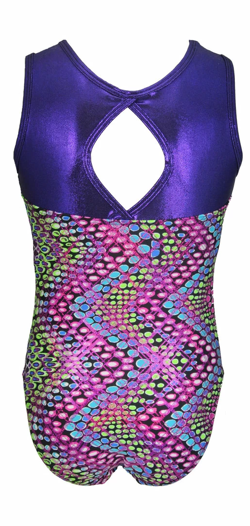 Top 10 ๐ MadSportsStuff Keyhole Style Dotted Chevron ๐ง Girls Gymnastics Leotard ๐ 2 MadSportsStuff Keyhole Style Dotted Chevron Girls Gymnastics Leotard