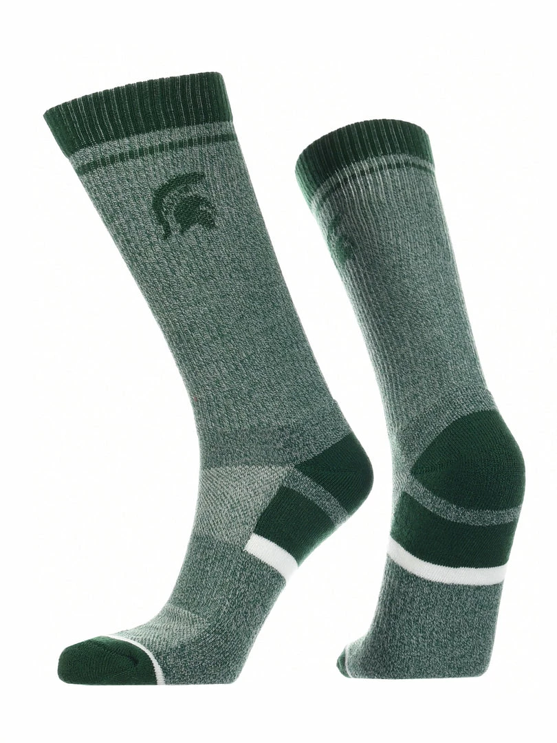 Brand new ๐ TCK All Schools Michigan State Spartans ๐งฆ Socks Victory Parade Crew Length โจ 2 TCK All Schools Michigan State Spartans Socks Victory Parade Crew Length