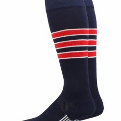 MadSportsStuff Gridiron 3 Stripe Football Socks (Multiple Colors)