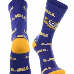 Flash Sale ๐ TCK All Schools LSU Tigers ๐งฆ Socks Crew Length Sock Mayhem ๐ 7 TCK All Schools LSU Tigers Socks Crew Length Sock Mayhem