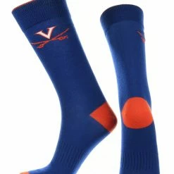 TCK Virginia Cavaliers Dress Socks Dean's List Crew Length Socks