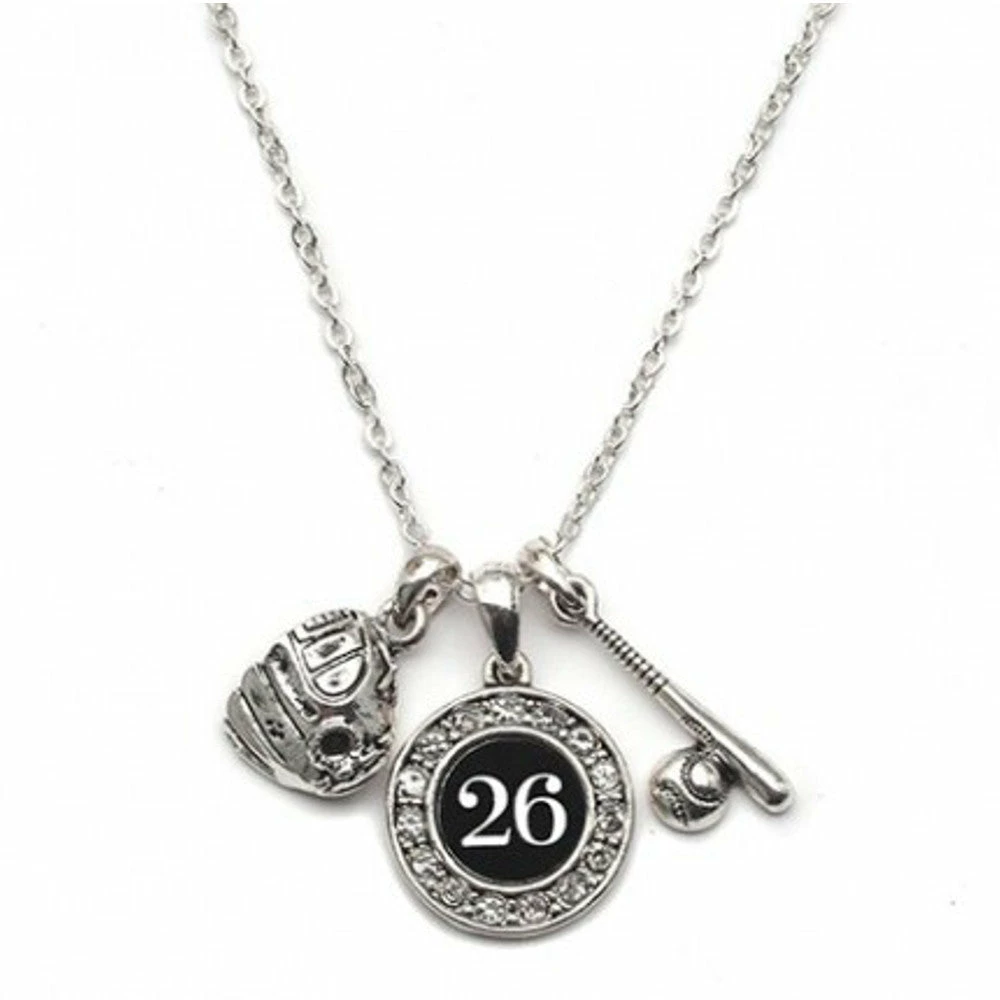 Budget ๐ MadSportsStuff Jewelry ๐ง Girls ๐ฅ Softball Necklace With Jersey Number (Available In 39 Numbers) โ๏ธ 24 MadSportsStuff Jewelry Girls Softball Necklace With Jersey Number (Available In 39 Numbers)