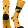 TCK Iowa Hawkeyes Socks Crew Length Sock Mayhem