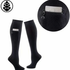 IQ Performance Knee High Socks With Pocket Miss Zippy Basic Socks