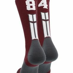 Best deal ๐คฉ MadSportsStuff Maroon Player ID Custom Number Crew ๐งฆ Socks For ๐ Basketball Lacrosse Volleyball Boys And ๐ง Girls ๐งจ 149 MadSportsStuff Maroon Player ID Custom Number Crew Socks For Basketball Lacrosse Volleyball Boys And Girls