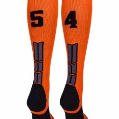 Deals โญ MadSportsStuff ๐ฅ Softball ๐งฆ Socks Orange And Black Player ID Custom Number Over The Calf ๐งฆ Socks For ๐ฅ Softball โพ Baseball Football Boys And ๐ง Girls ๐ 131 MadSportsStuff Softball Socks Orange And Black Player ID Custom Number Over The Calf Socks For Softball Baseball Football Boys And Girls