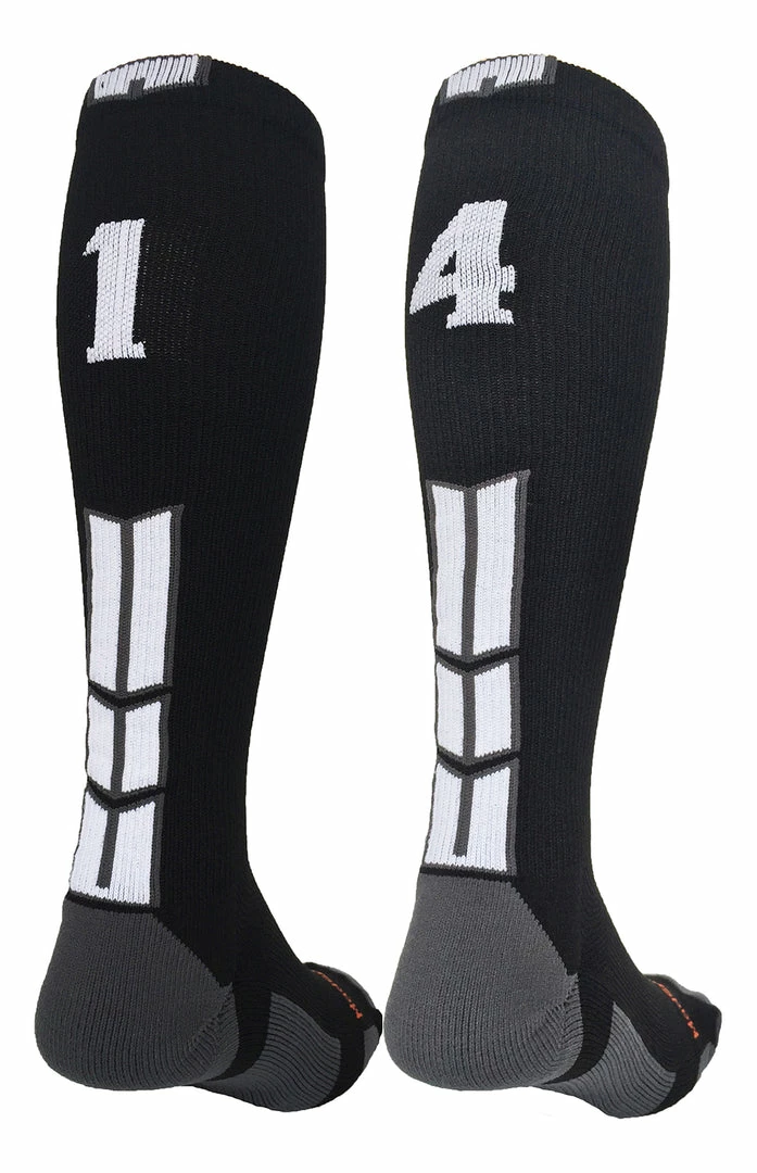 Outlet โ MadSportsStuff ๐ฅ Softball ๐งฆ Socks Black Player ID Custom Number Over The Calf ๐งฆ Socks For ๐ฅ Softball โพ Baseball Football Boys And ๐ง Girls ๐ 65 MadSportsStuff Softball Socks Black Player ID Custom Number Over The Calf Socks For Softball Baseball Football Boys And Girls