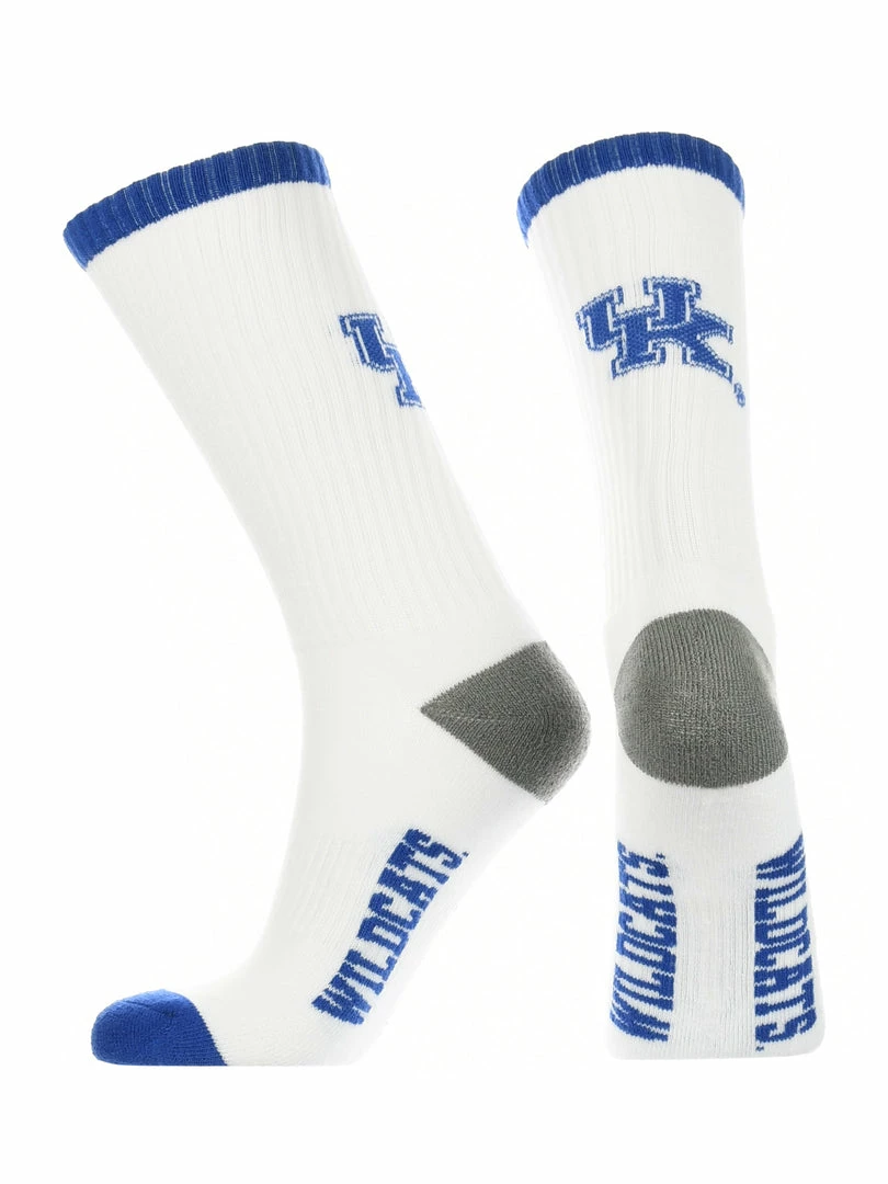 Best deal ๐ TCK Kentucky Wildcats ๐งฆ Socks Basic Crew White ๐งฆ Socks ๐ 2 TCK Kentucky Wildcats Socks Basic Crew White Socks